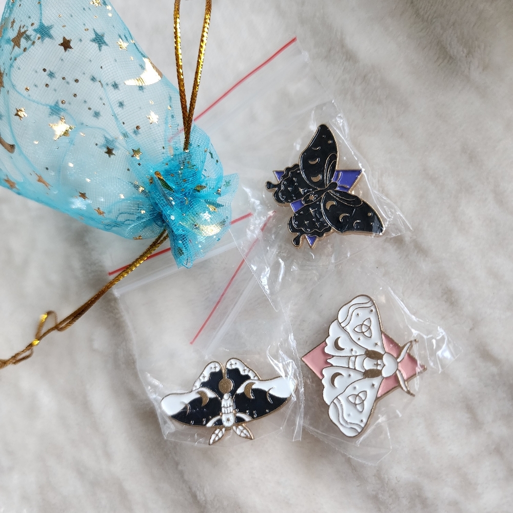π Celestial Moth Trio Pins π« - Picture 3 of 3